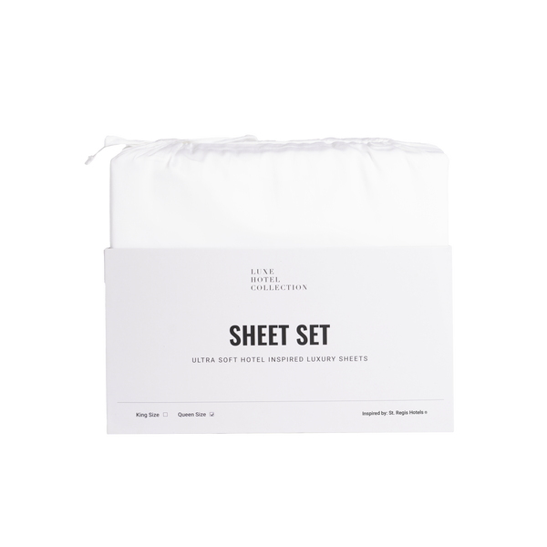 Sateen Cotton Grand Suite Sheet Set