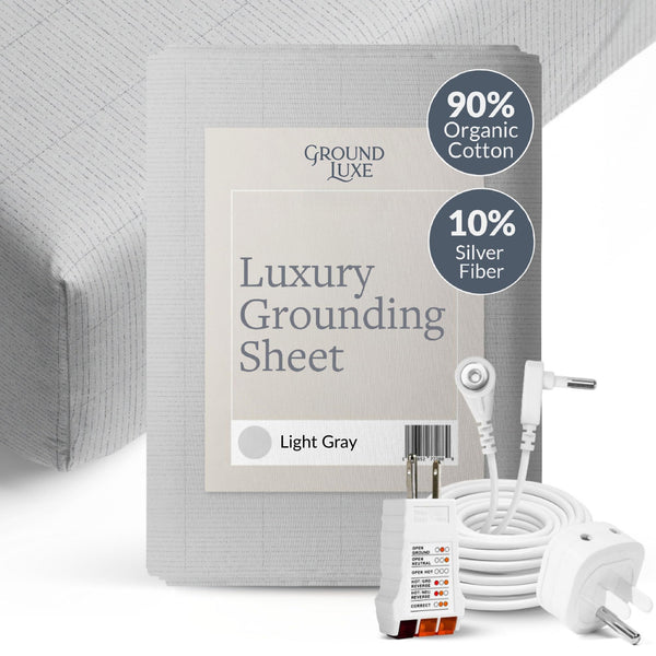 GroundLuxe 14-inch Fitted Grounding Sheet (Organic Cotton)