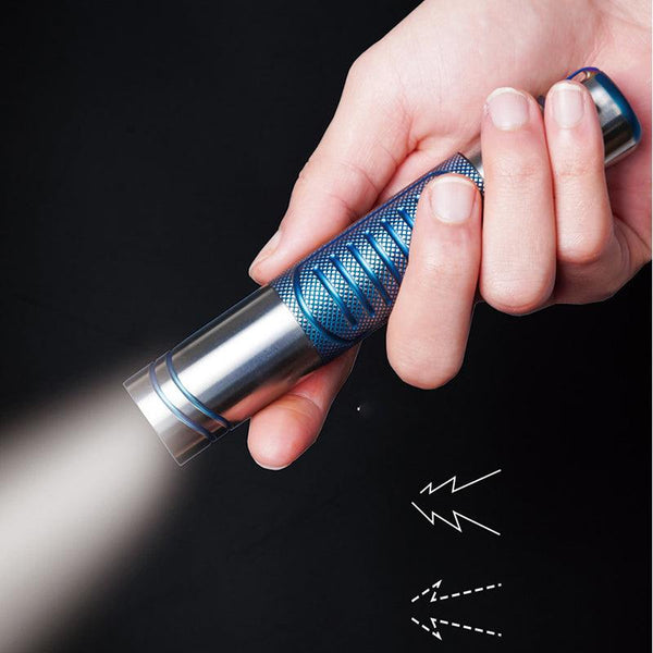 Titanium alloy ultra-bright flashlight with magnetic charging Hanheld Torch Wautton Outdoor Gear