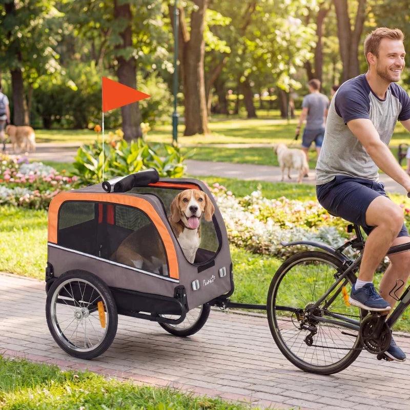 Dog Bike Trailer, Pet Cart Bicycle Carrier with 20
