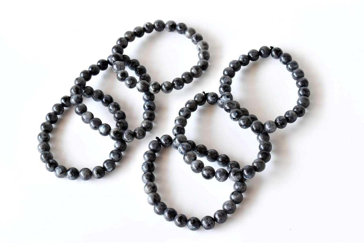Black Labradorite Bracelet (Good Fortune and Focus).