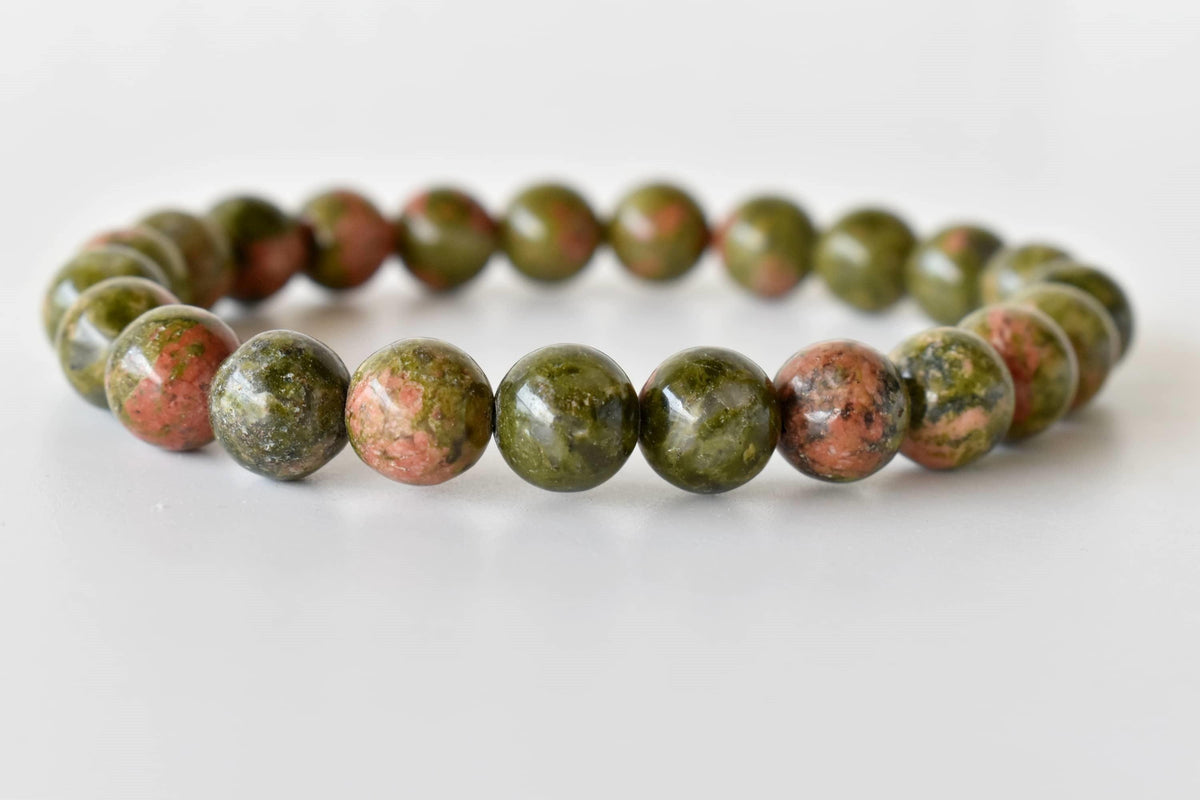 Unakite Bracelet | Unakite Stone Bracelet (Vision and Inner Peace).