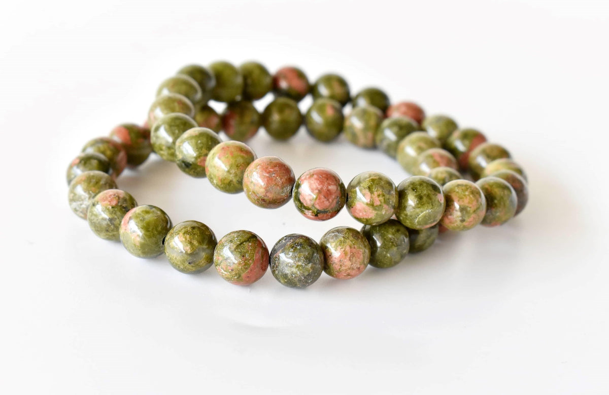 Unakite Bracelet | Unakite Stone Bracelet (Vision and Inner Peace).