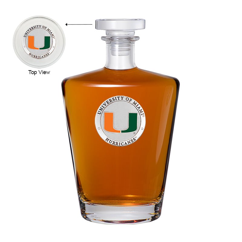 University of Miami Royal Decanter