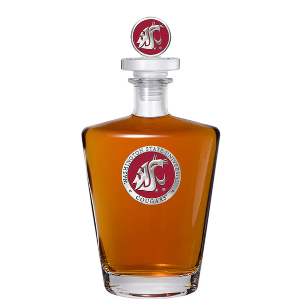 Washington State University Royal Decanter with 3D Top