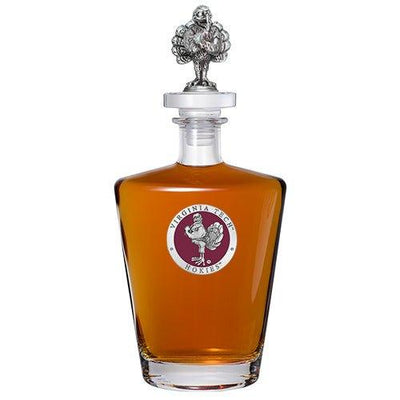 Virginia Tech University Hokies Royal Decanter with 3D Top