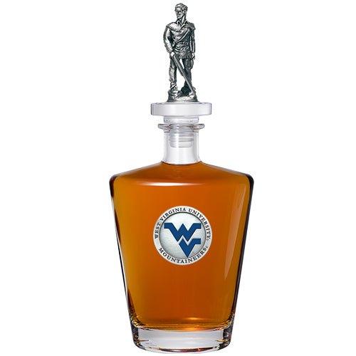 West Virginia University Royal Decanter with 3D Top