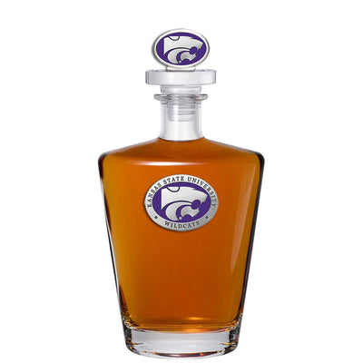 Kansas State University Royal Decanter with 3D Top
