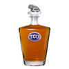 Texas Christian University Royal Decanter Red with 3D Top