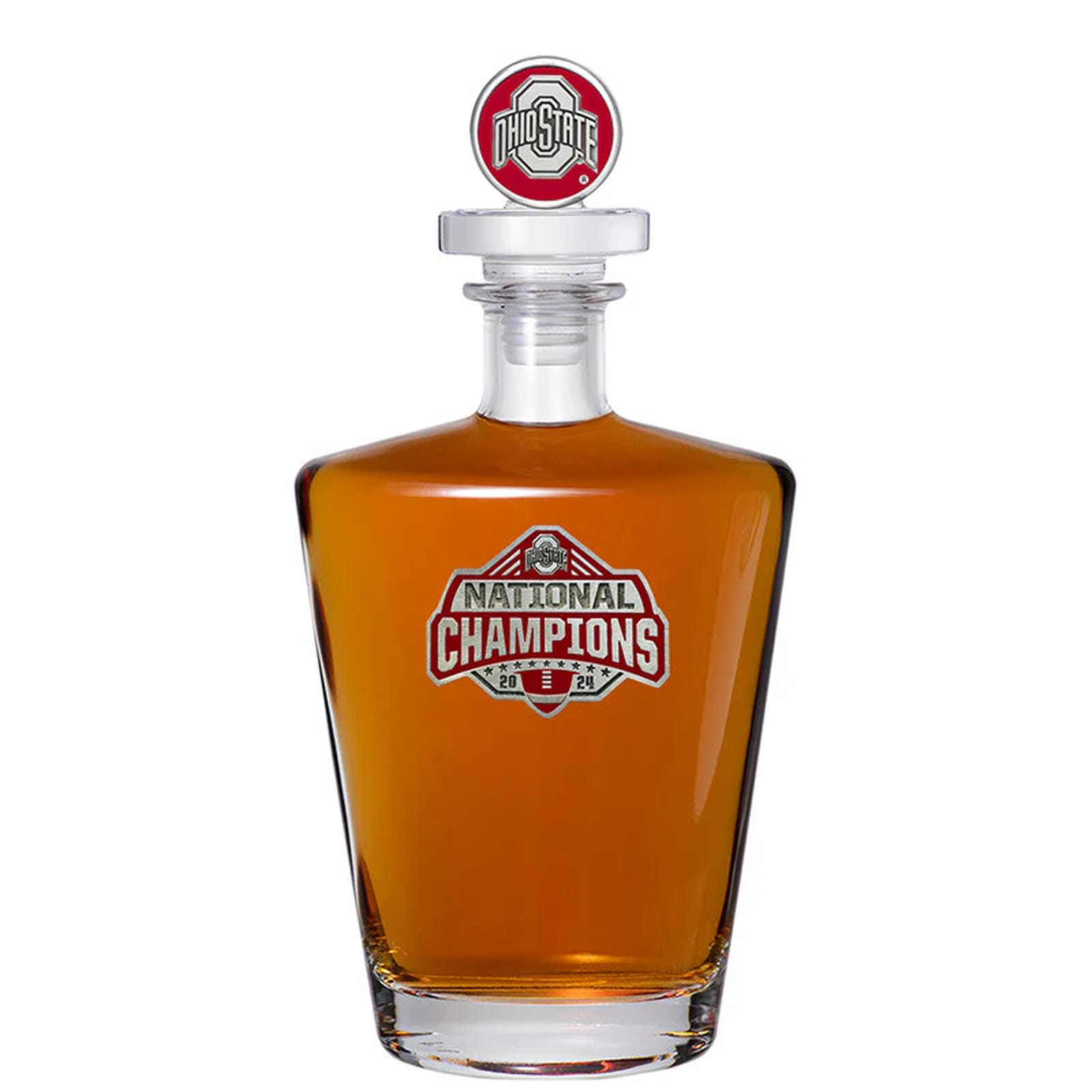 2024-25 Ohio State Football Championship Royal Decanter with 3D Top