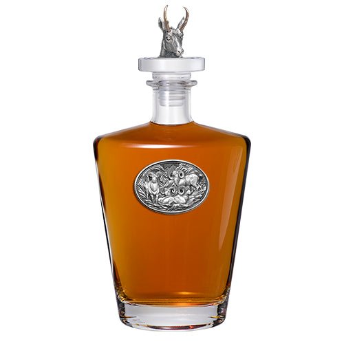 Bighorn Sheep Royal Decanter with 3D Top