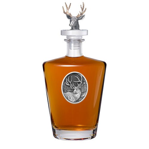 Mule Deer Royal Decanter with 3D Top