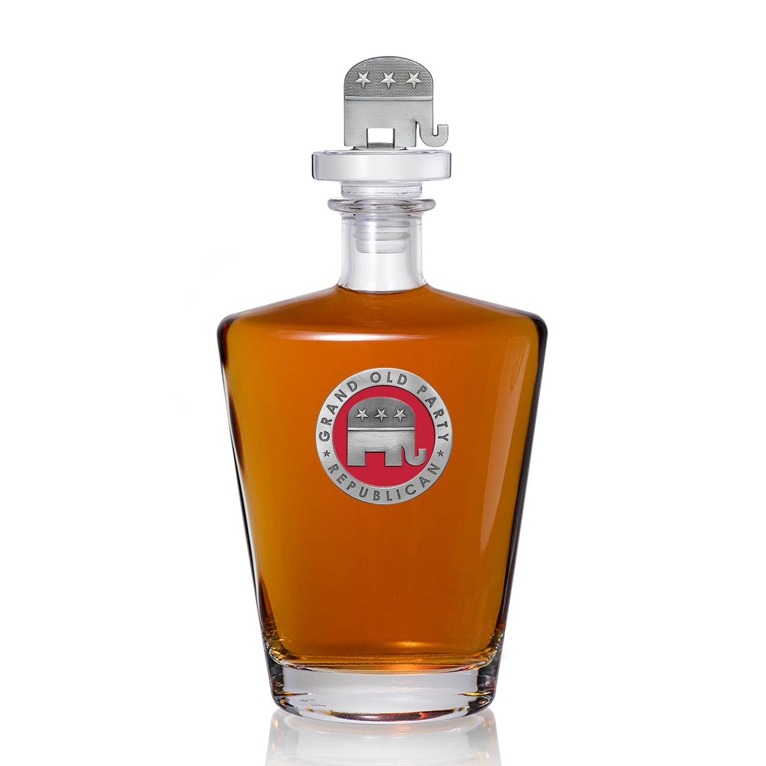 Republican Royal Decanter with 3D Top