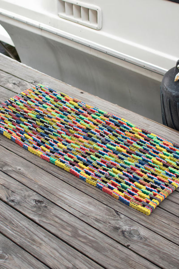 RECYCLED FLIP FLOP LARGE DOOR MAT