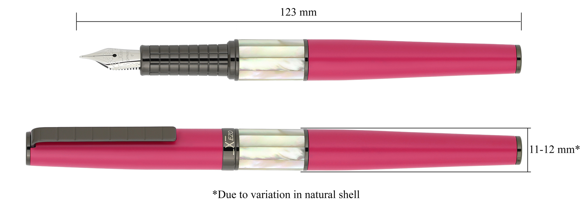 Xezo Speedmaster™ Cerise Fine Fountain Pen