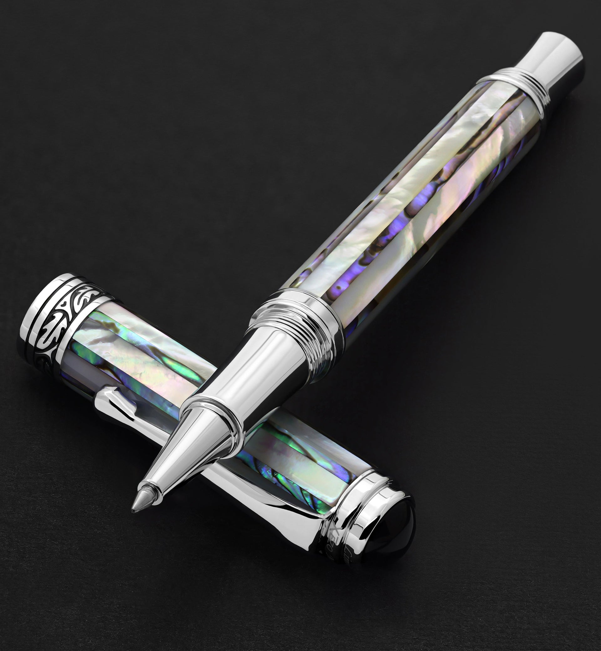 Maestro® Jubilee Mother of Pearl and Abalone Seashell Fine Rollerball Pen