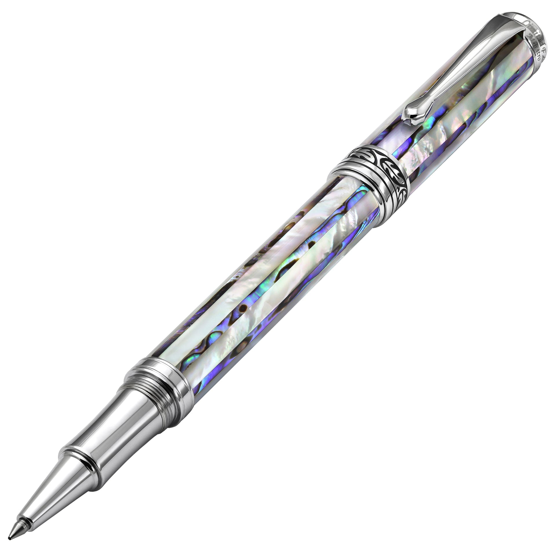 Maestro® Jubilee Mother of Pearl and Abalone Seashell Fine Rollerball Pen