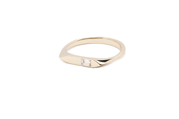 SIGNET 105 | Silver + Diamond