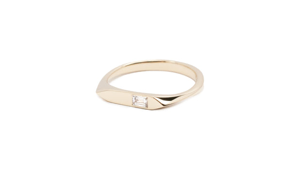 SIGNET 105 | Silver + Diamond