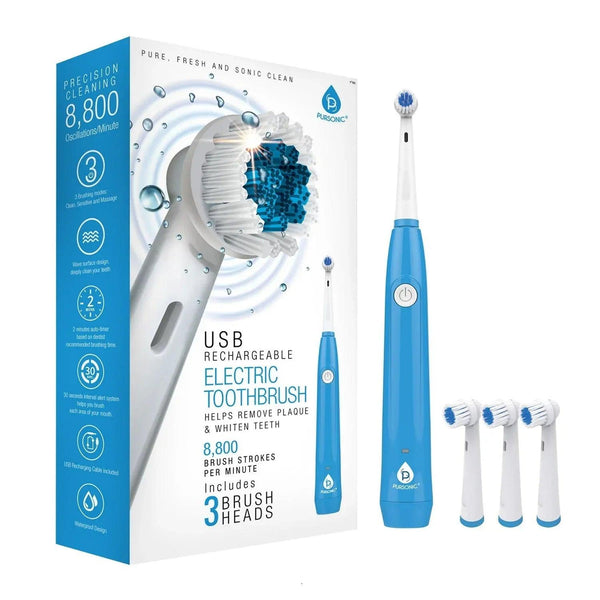 USB Rechargeable Rotary Toothbrush - Gifts for You 'n Me