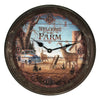 RIVERS EDGE DEER NOSTALGIC METAL CLOCK 15