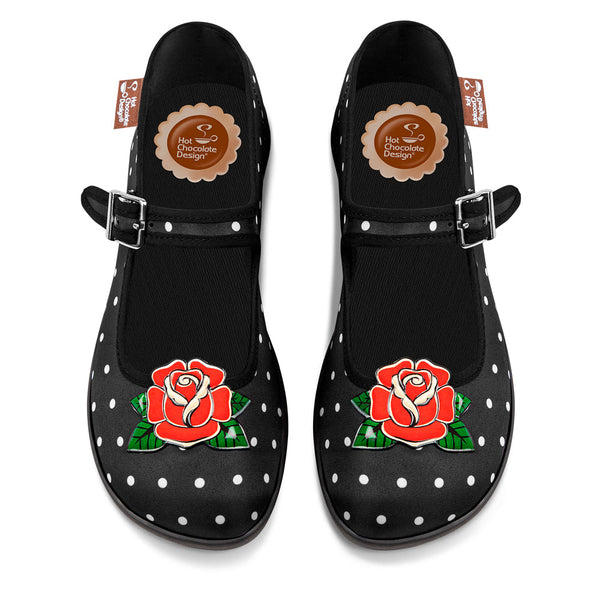 Chocolaticas® Rockabilly Women's Mary Jane Flat