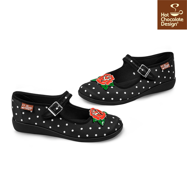 Hot Chocolate Design ROCKABILLY Women's Mary Jane Flat