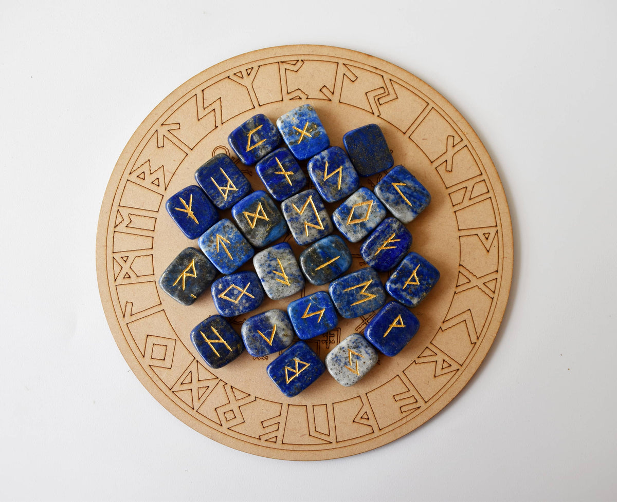 Lapis Lazuli Rune Set  (Angelic Communication and Insight )