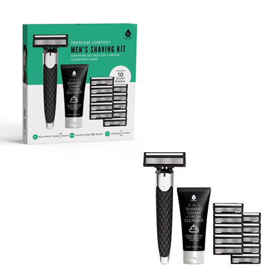 Premium Men’s Shaving Kit with Alloy Metal Handle – Complete Grooming Essentials for a Superior Shave