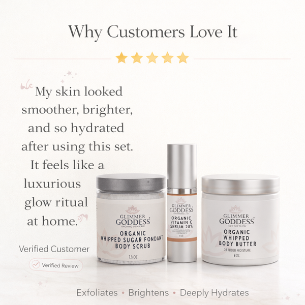 Radiance Glow Organic Skincare Gift Set – Exfoliate, Brighten & Hydrate Naturally