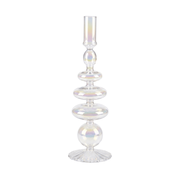 Rainbow Prism Glass Candle Holders – Case of 12