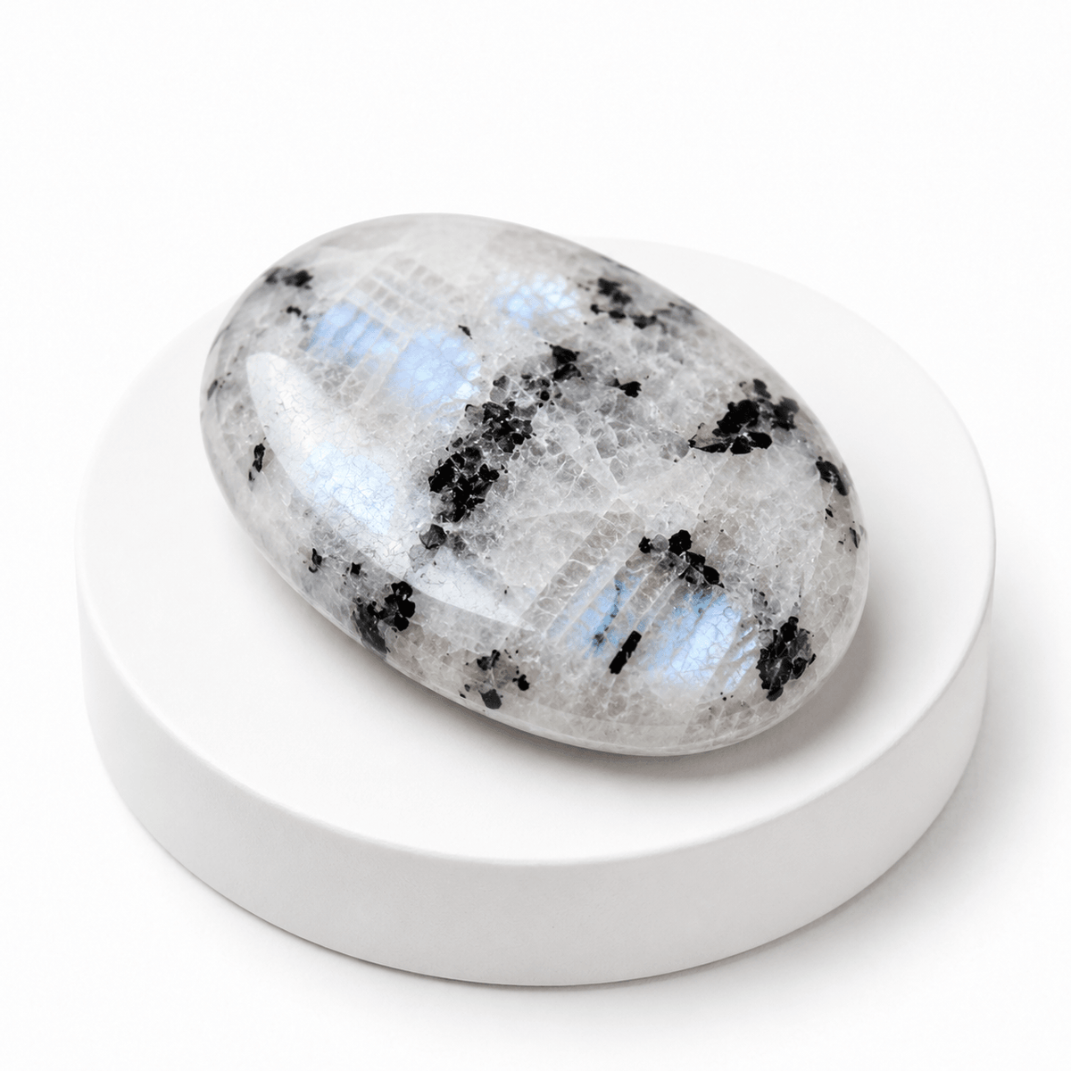 Rainbow Moonstone Worry Stones (Compassion and Psychic Abilities).
