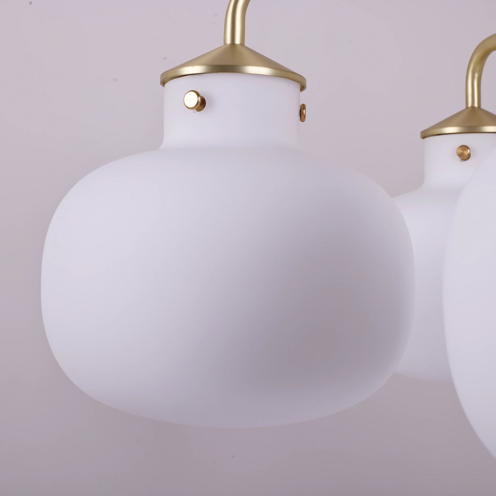 Modern Raito Opal Glass Chandelier