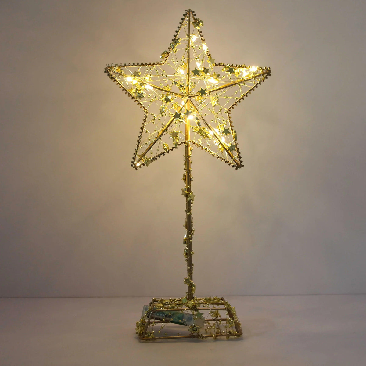 Ramadan Decoration - Star-Studded Metal with LED Lights