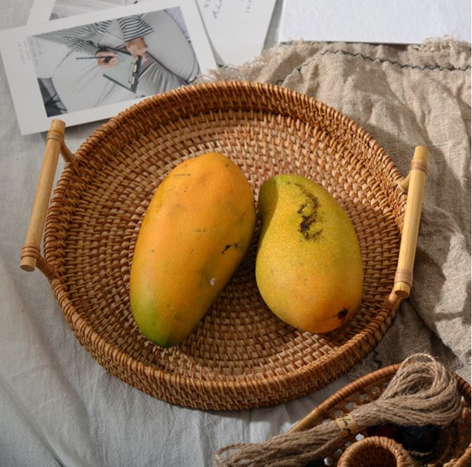 Wicker Rattan Tray
