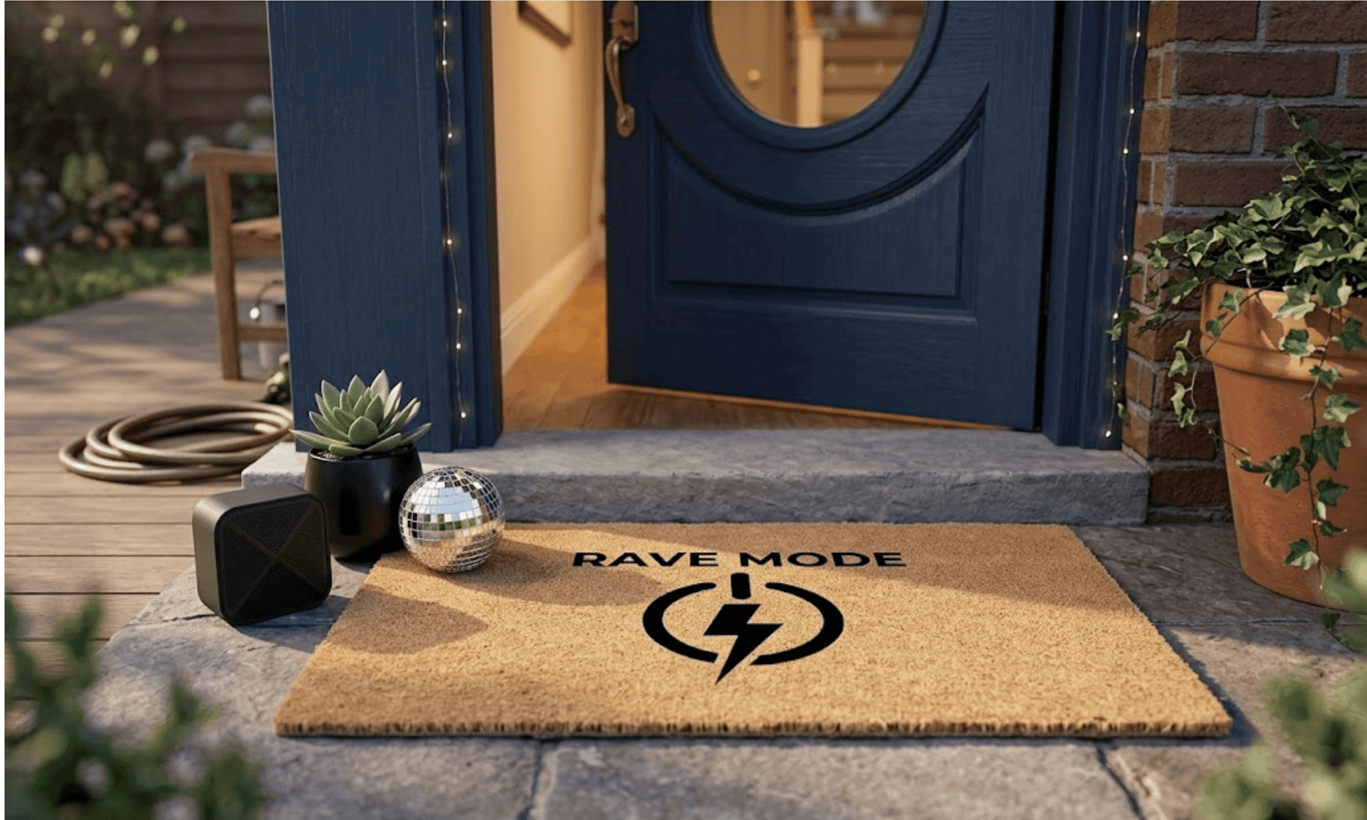 Rave Mode Coir Mat