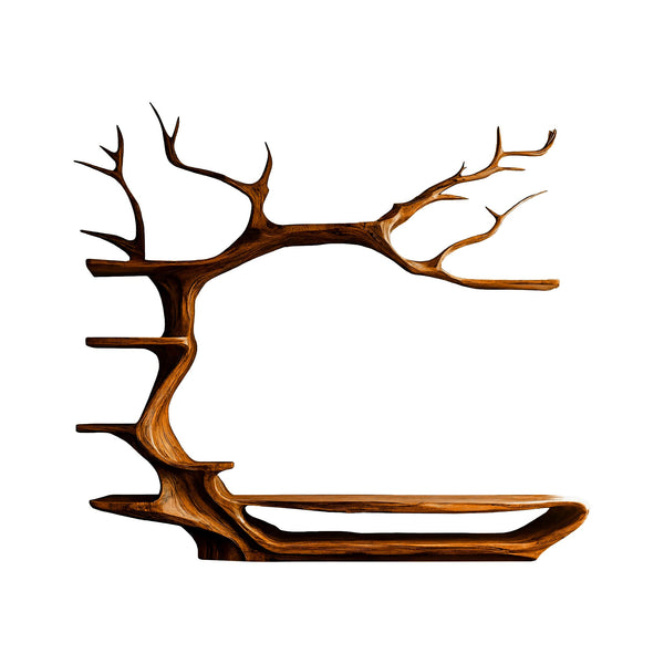 Ravenn Tree Branch Live Edge Solid Wood TV Console