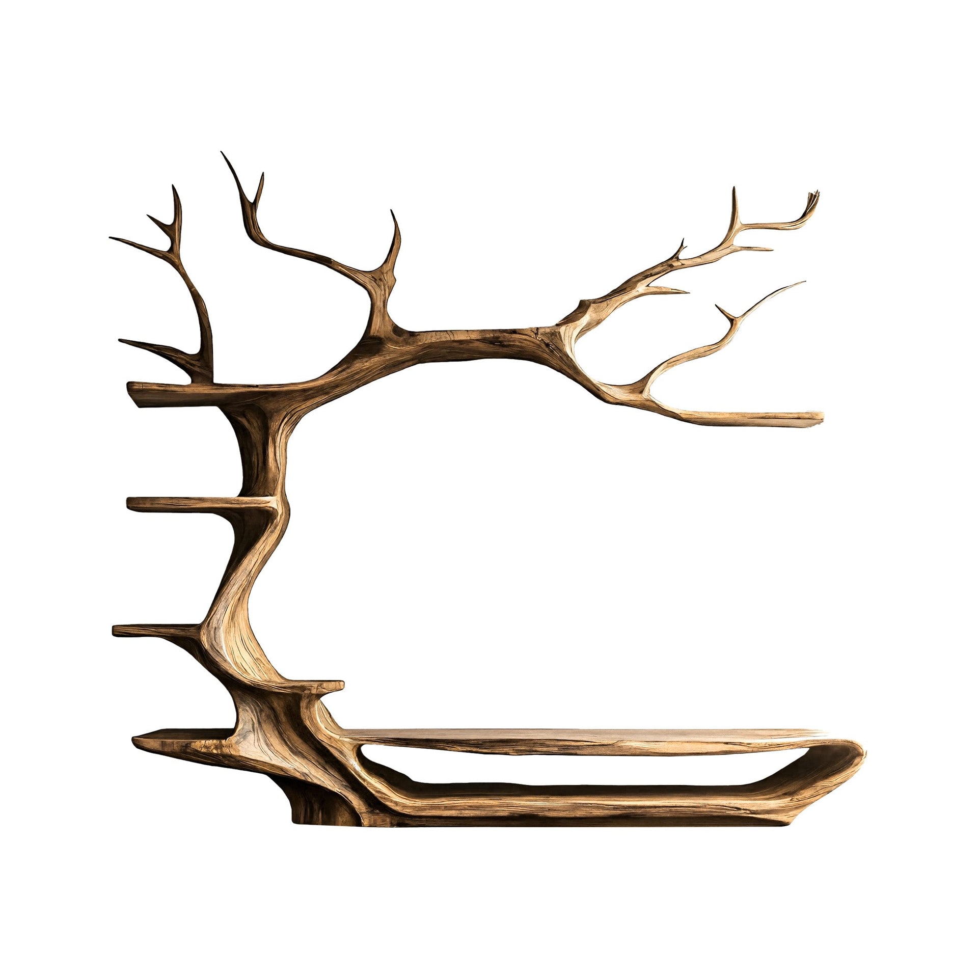 Ravenn Tree Branch Live Edge Solid Wood TV Console