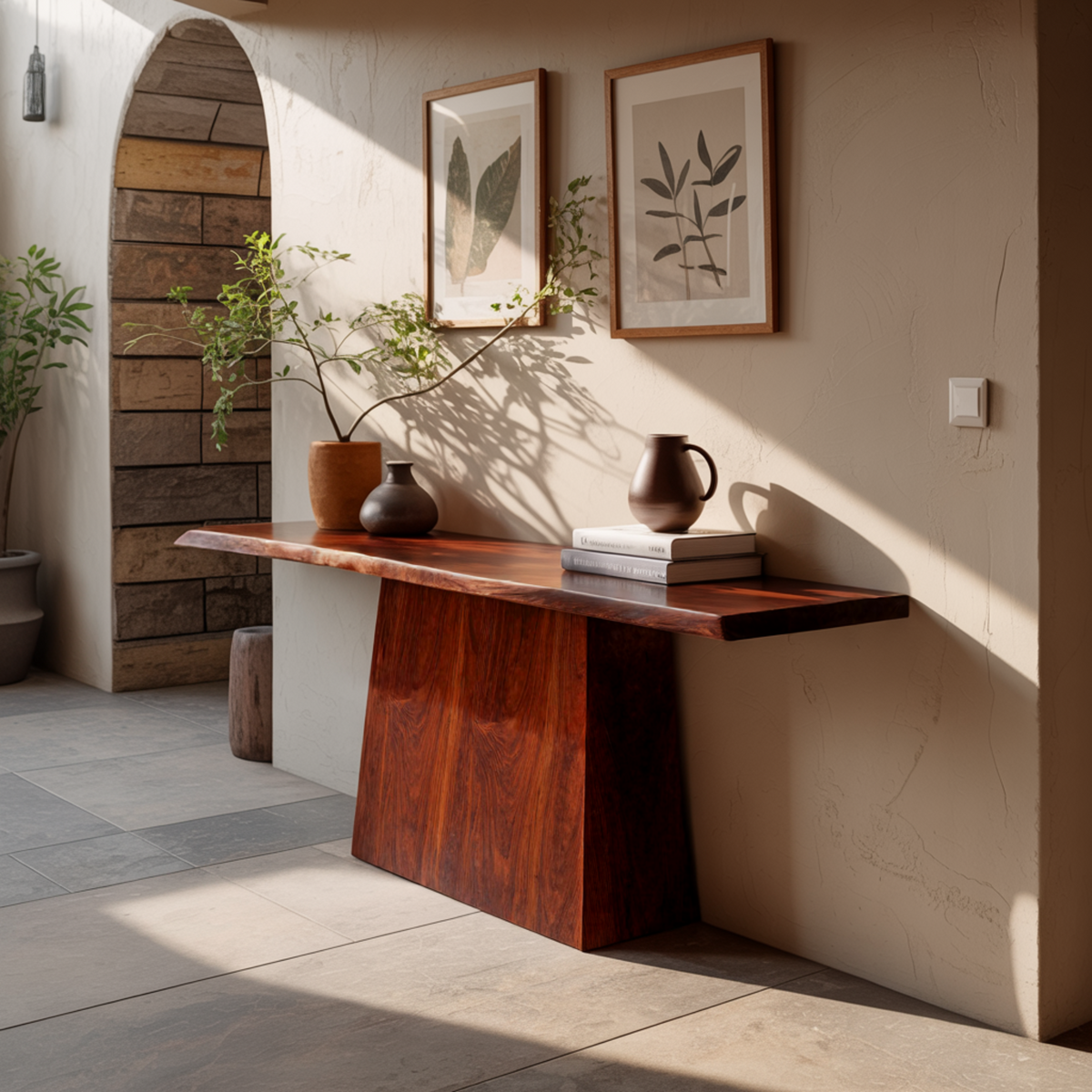 Ravine Edge II Solid Wood Console Table