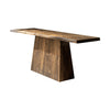 Ravine Edge II Solid Wood Console Table - Natural Oak / 40"W × 15"D × 30"H