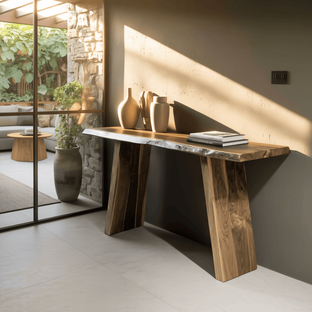Ravine Edge Solid Wood Console Table