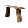 Ravine Edge Solid Wood Console Table - Natural Oak / 30"W x 14"D x 30"H