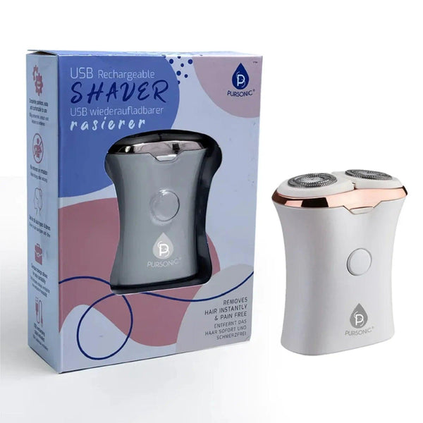 Rechargeable USB Ladies Shaver, Removes Hair Instantly & Pain Free - Gifts for You 'n Me