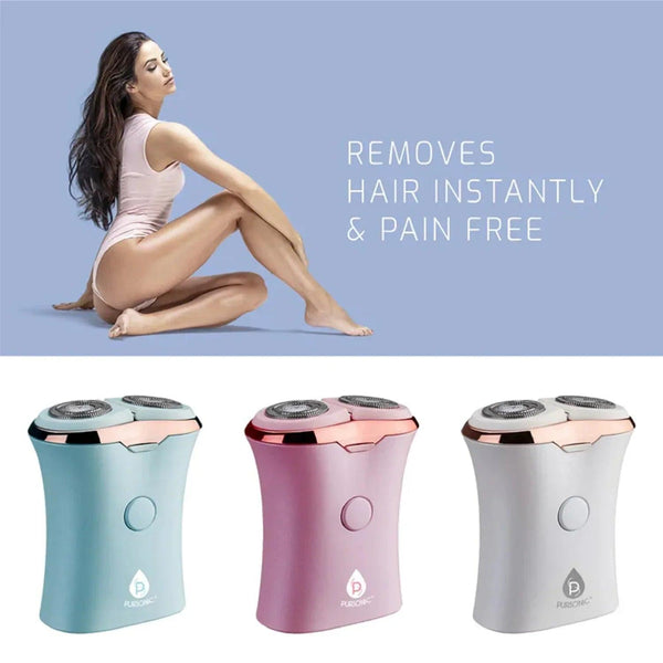 Rechargeable USB Ladies Shaver, Removes Hair Instantly & Pain Free - Gifts for You 'n Me