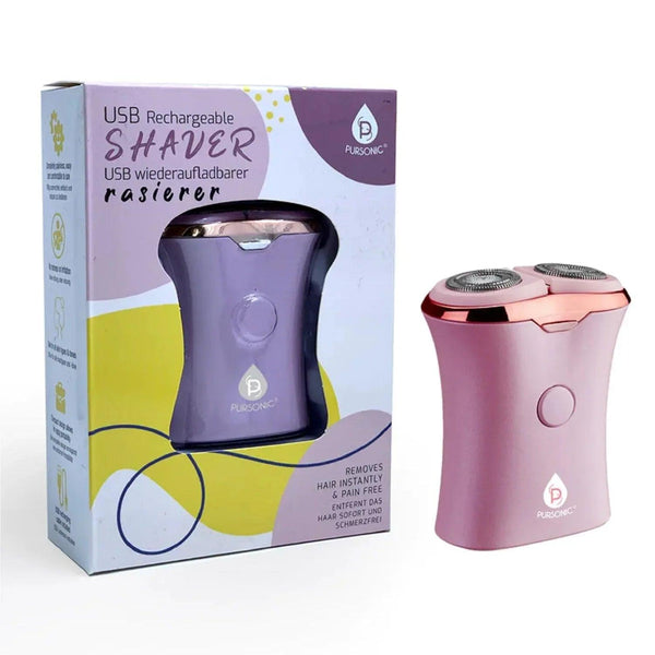 Rechargeable USB Ladies Shaver, Removes Hair Instantly & Pain Free - Gifts for You 'n Me