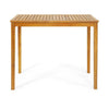Rectangular Indoor and Outdoor Bar Height Table for Garden - Natural