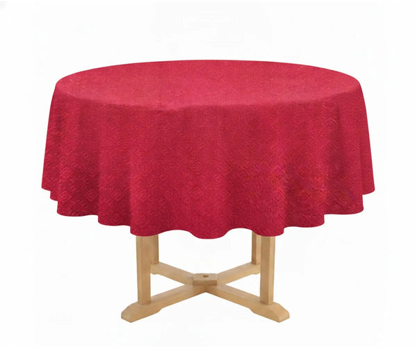 Round Block Print Tablecloths