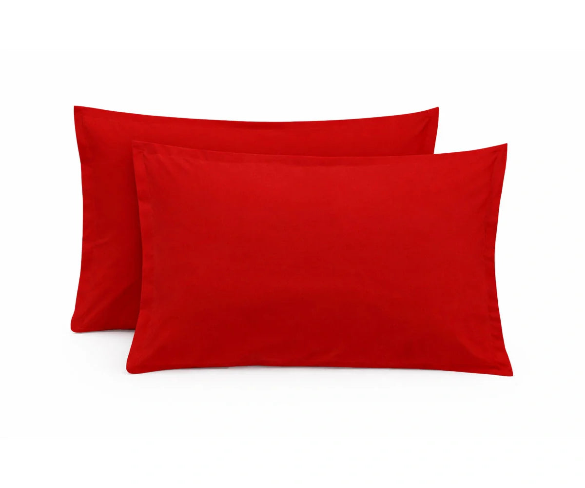 100% Cotton Sateen Pillowcases - Set of 2