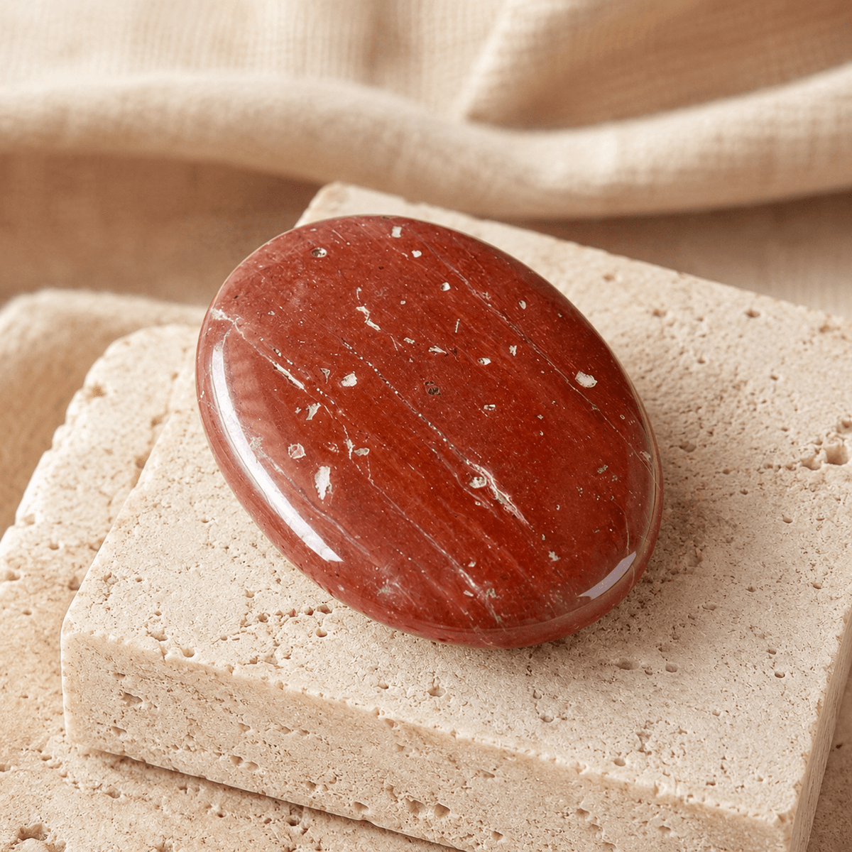 Red Jasper Pocket Stones (Generosity and Balance)