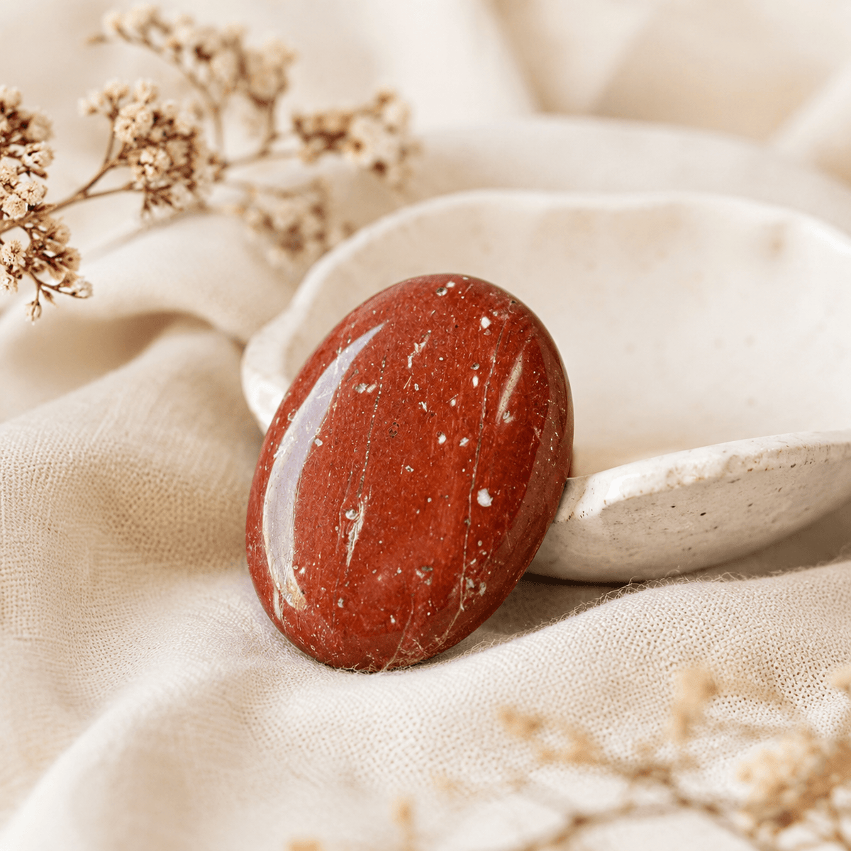 Red Jasper Pocket Stones (Generosity and Balance)